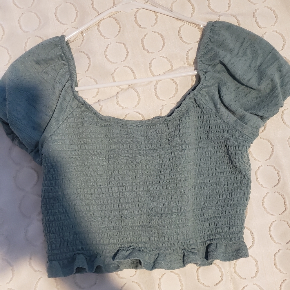 Off the shoulder crop top